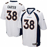 Nike Men & Women & Youth Broncos #38 Carter White Team Color Game Jersey